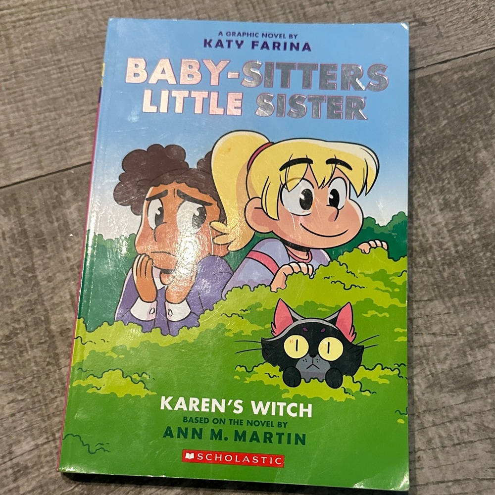 Scholastic Baby-Sitters Little Sister Graphic Novel - Blue and Green Cover